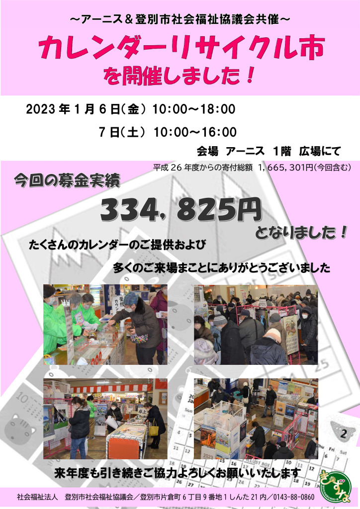 カレンダーリサイクル市実績報告のサムネイル